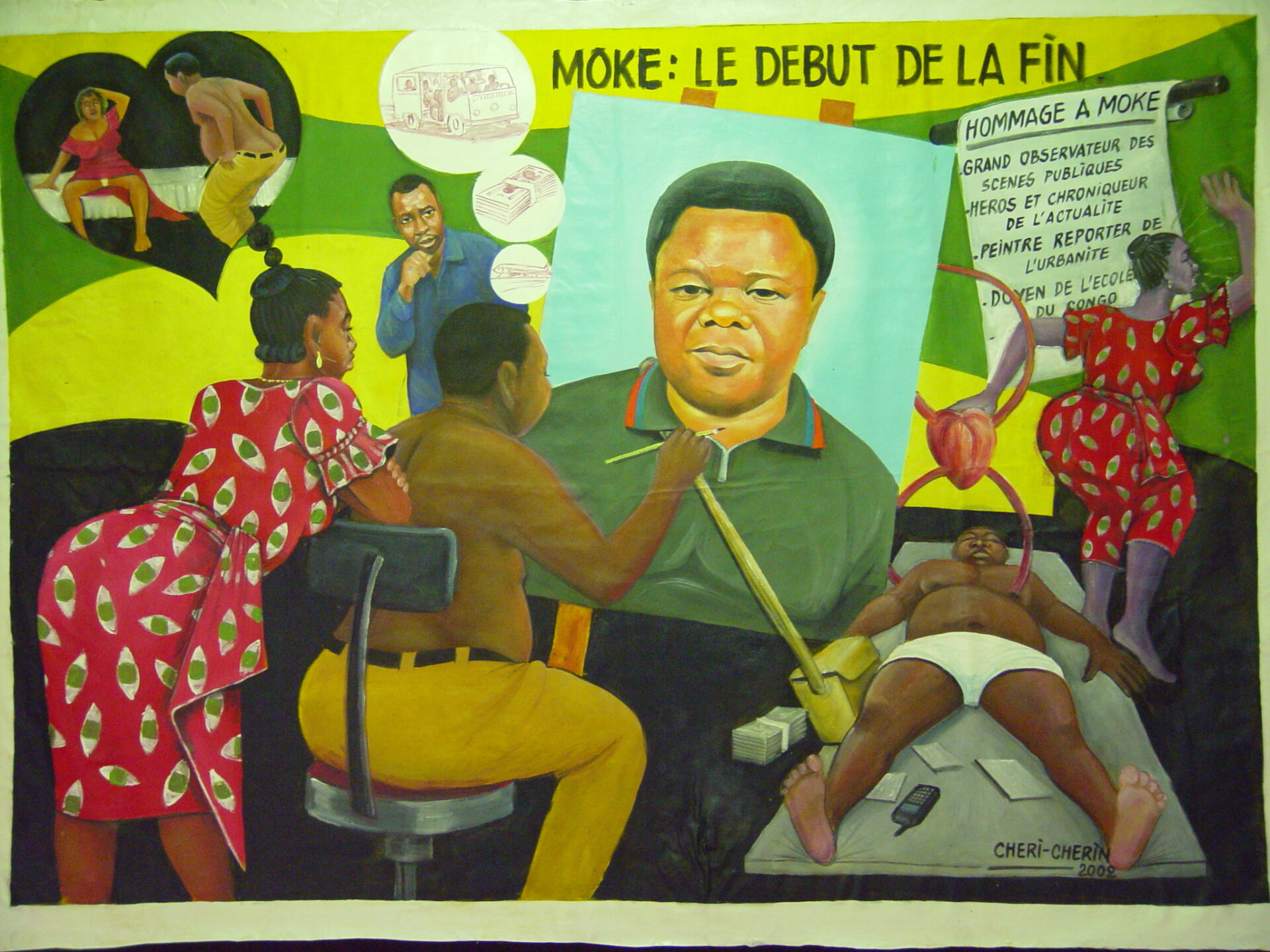 Chéri Cherin, Kinshasa, 2002, Moke : poczatek konca, Collection MRAC Tervuren, Fonds B. Jewsiewicki 