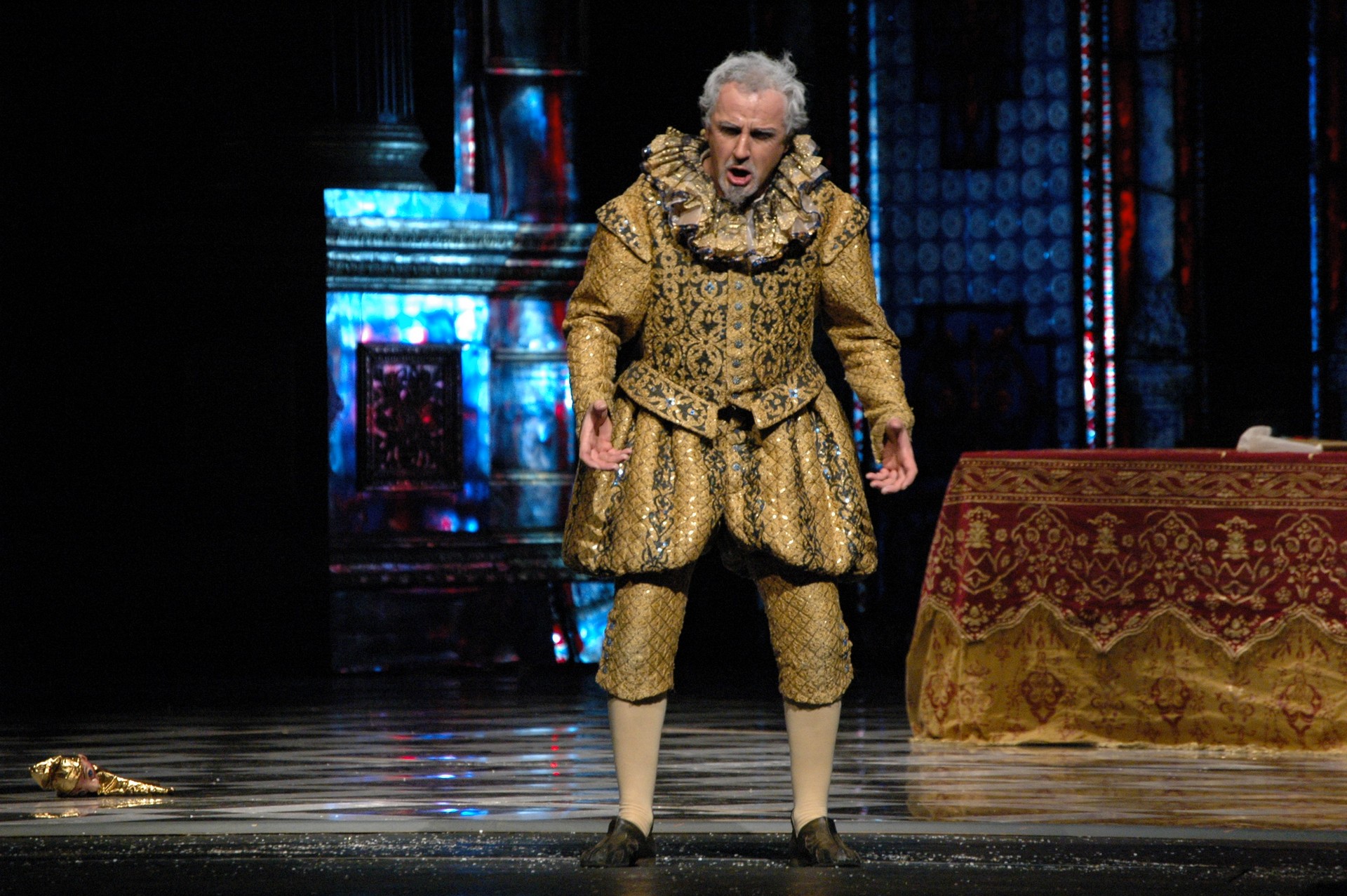 M. Zalasiński jako Rigoletto, foto. M.Gorecki.