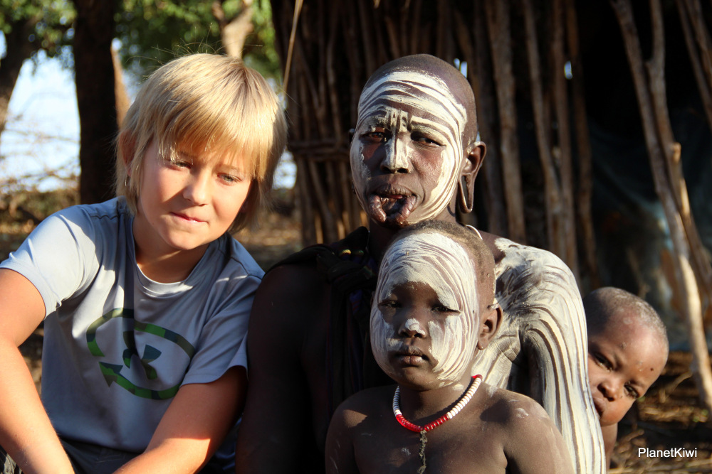 Etiopia, dolina Omo, plemię Mursi 