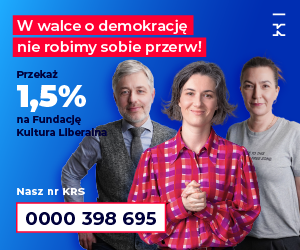 W walce o demokrację nie robimy sobie przerw! Przekaż 1,5% podatku na Kulturę Liberalną