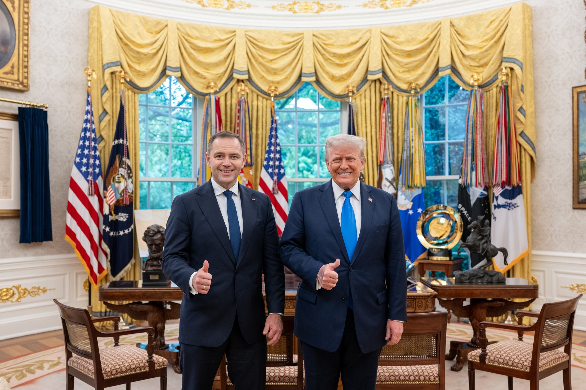 Karol Nawrocki chce zmonopolizować relacje z USA