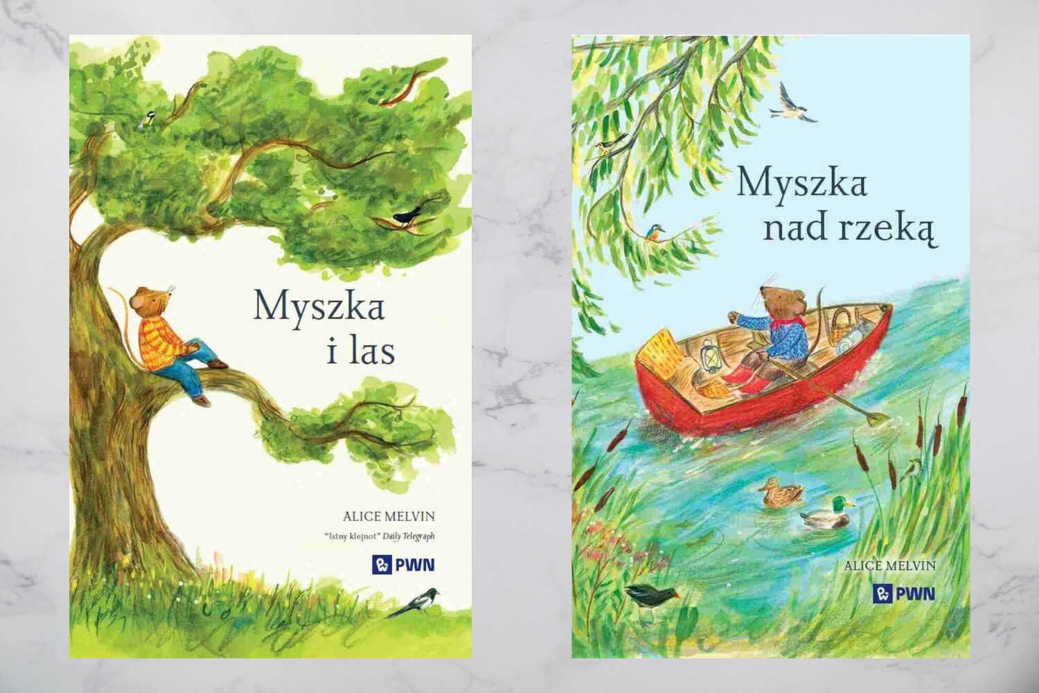 Czy powrót do natury jest możliwy? Recenzja książek z serii z Myszką Alice Melvin [KL dzieciom]